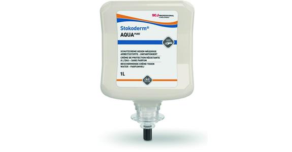Skin protection cream Stokoderm® Aqua PURE cartridge 1000 ml