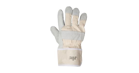 Cowhide glove combination PU = 12 pairs size 10.5