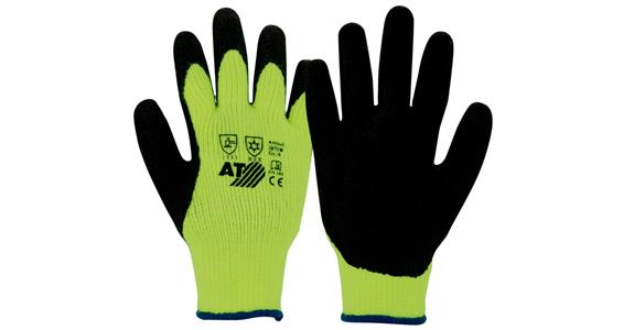 Winter glove knitted PU=6 pairs size 11
