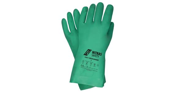 Chemical protective glove Green Barrier PU=12 pairs size 9