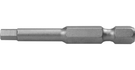 Końcówka sześciokątna ASW 1/4' E 6.3, rozmiar 6 mm 70 mm wersja twarda