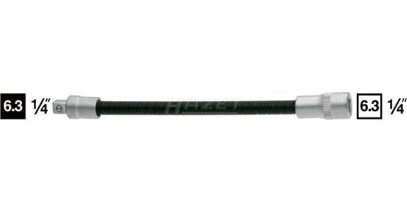 Przedłużenie HAZET 1/4' 150 mm DIN 3123, elastyczne