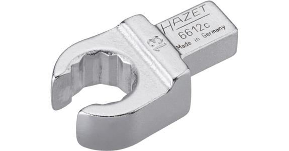Otwarte okrągłe narzędzie wtykowe HAZET, 18 mm, kwadrat wtykowy 9x12 mm