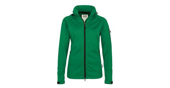 Kurtka damska softshell Alberta, długi rękaw, jasnozielona, rozmiar L
