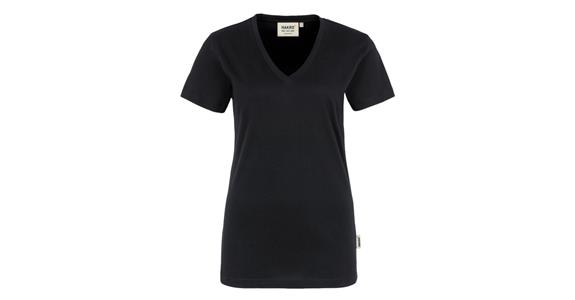 Damska koszulka V-shirt Classic czarna M