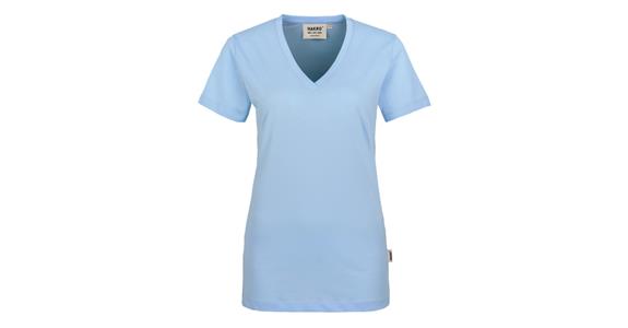 Damska koszulka V-shirt Classic jasnoniebieska S