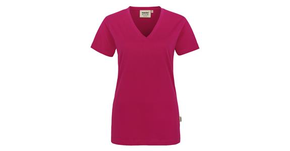 Damska koszulka V-shirt Classic purpurowa M