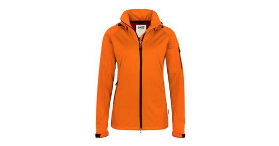 Kurtka damska softshell Alberta pomarańczowa S