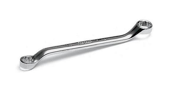 Bi-hexagon double box-end wrench 1/4 inch x 9/32 inch