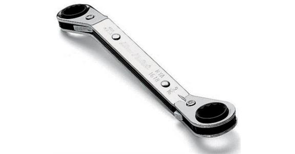 Ratchet box-end wrench depressed centre 1/2 inch x 9/16 inch
