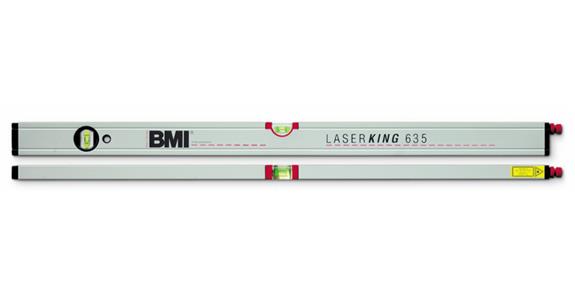 Laser-Wasserwaage Laserking 80 cm, mit Lasermodul 635, aus POM