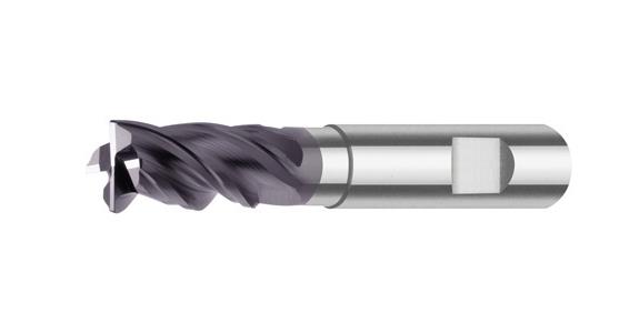 Frez SC HPC UNI długi Z4 z luzem DIN 6535 HB powlekany TiAlN d. 8 mm