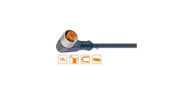 RKWT/LED P4-225/5m Leitung M12 gewinkelt 4p.