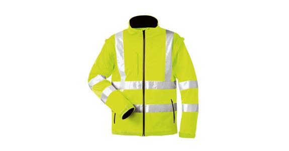 Warnschutz-Softshelljacke LOGAN fluoreszierend gelb Gr.2/L