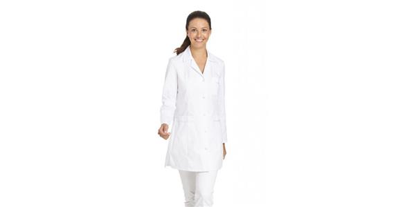 Ladies' scrub top 1/1 arm white size 40