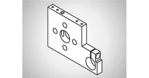 Exzenteradapterplatte für Tischhub ±5