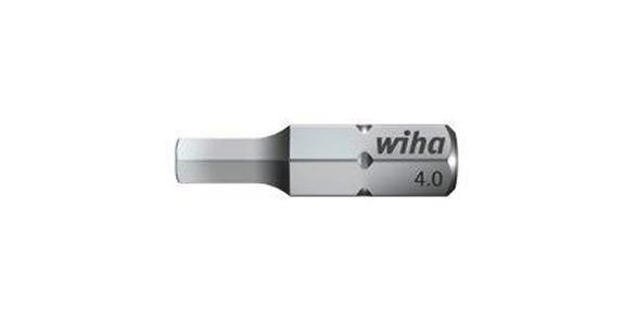 Końcówka sześciokątna WIHA 1/4' C 6,3, rozmiar klucza 2,5 mm 25 mm wersja Z