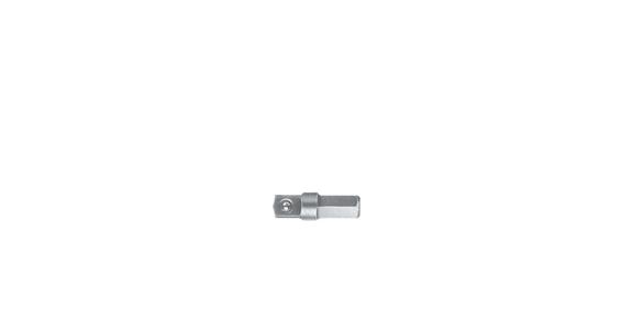 Przejściówka WIHA 1/4' C 6.3 trzpień 3/8', długość 30 mm