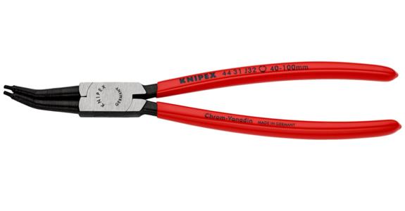 Szczypce do pierścieni zabezp. KNIPEX J42 310 mm, kątowe do wew. pierścieni