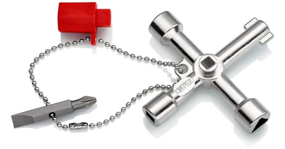 Switch cabinet key 76 mm for standard cabinets and locking systems
