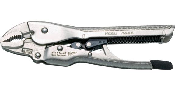 Szczypce zaciskowe HAZET, 161 mm, szerokość mocowania 32 mm
