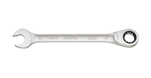 Klucz otwarty z grzechotką pierścieniową GEDORE 8 mm, profil UD
