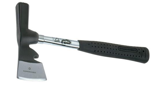 Plasterer’s hatchet steel tube handle and plastic handle 700 g