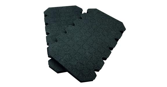 Knee pads Multinorm black pair 25x15x2 cm