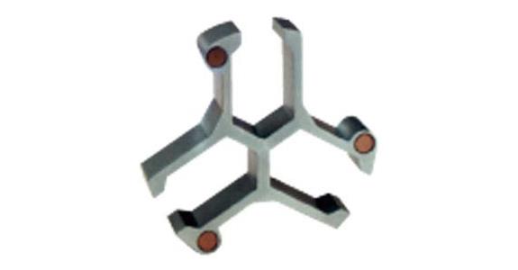 Workpiece stop set 5 pcs, for lathe chucks height 15/20/25/30/35 mm, wooden box