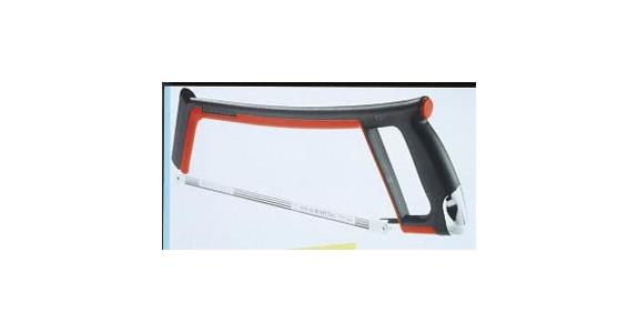 Metal saw bow with saw blade for 300 mm saw blade length casting resin shell
