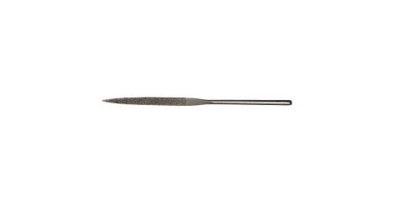 Diamond needle file, square, D126 medium, length 140 mm, shank dia. 3 mm