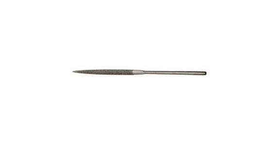 Diamond needle file, round, D126 medium, length 140 mm, shank dia. 3 mm