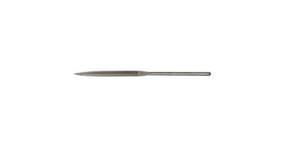 Diamond needle file, lenticular crossing, D126 medium, L=140mm, shank dia. 3mm
