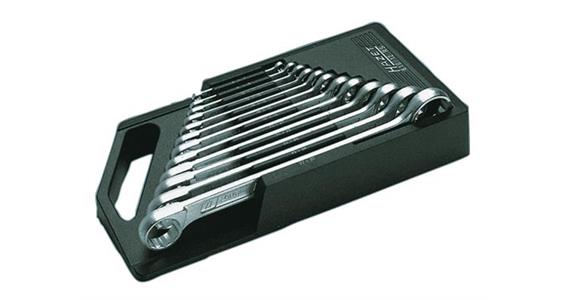 Zestaw kluczy oczkowych dwustronnych HAZET, 8 szt., 6x7–20x22 mm DIN 837 B