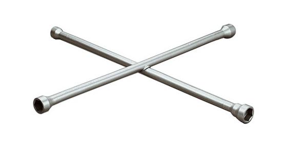 Kreuzschlüssel DIN 3119 f. PKW V31CrV3-Stahl SW 17x19 (3/4 Zoll) x 21x11/16 Zoll