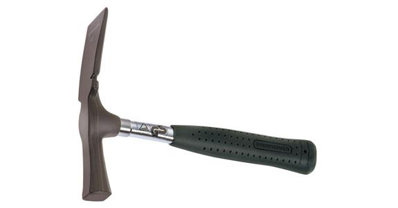 Brick hammer Berlin shape steel tube handle 750 g