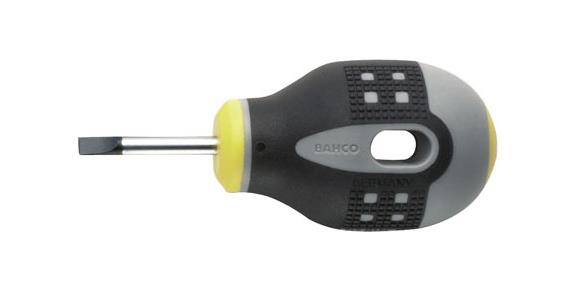 Short slotted screwdriver 3-component handle 1.2x6.5x25 mm