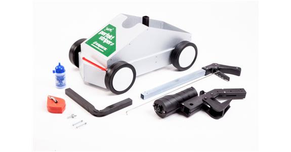 Floor marking set Traffic floor marking device and 12x 500 ml cans white