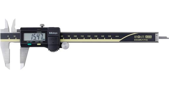 Cyfrowe suwmiarki noniuszowe ABS AOS 0-150 mm stand. pręt głębokoś. i rolka