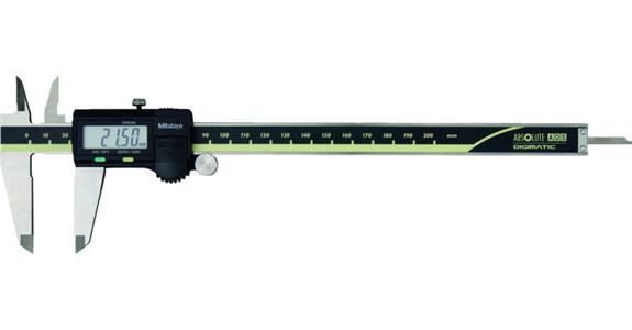 Cyfrowe suwmiarki noniuszowe ABS AOS 0-200 mm stand. pręt głębokoś. i rolka