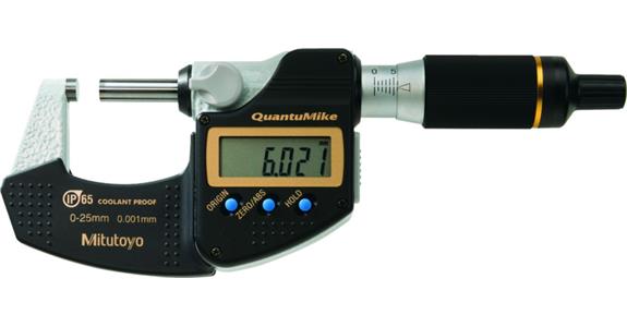 QuantuMike mikrometr cyfrowy zakres pomiarowy 0-25 mm Digimatic