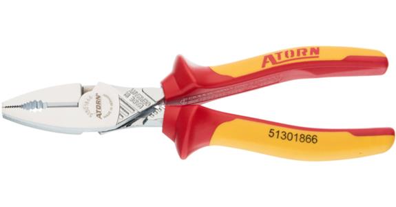 ATORN szczypce uniwersalne wzmacniane VDE 180 mm, uchwyty 2-elementowe