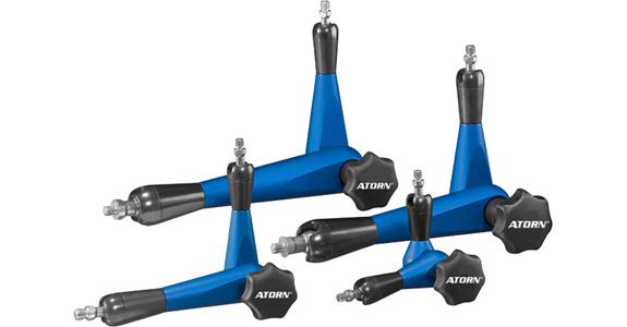 ATORN ramię przegubowe 3D promień działania: 130 mm µ-line