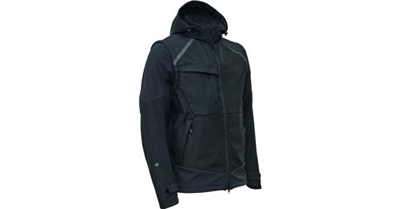 Kurtka softshell czarna rozmiar XXL