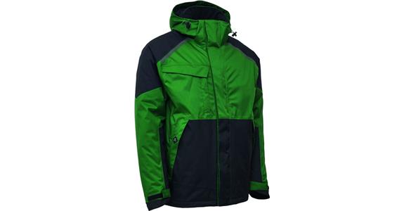 Zimowa kurtka stretch, zielona/czarna, rozmiar XXL