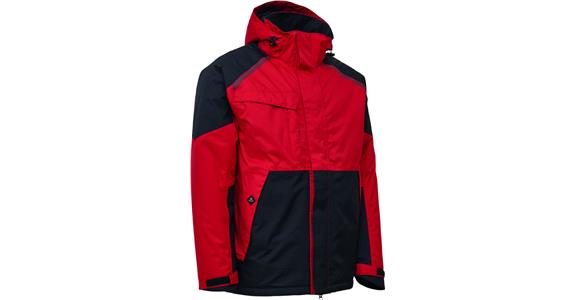 Zimowa kurtka stretch, czerwona/czarna, rozmiar 3XL