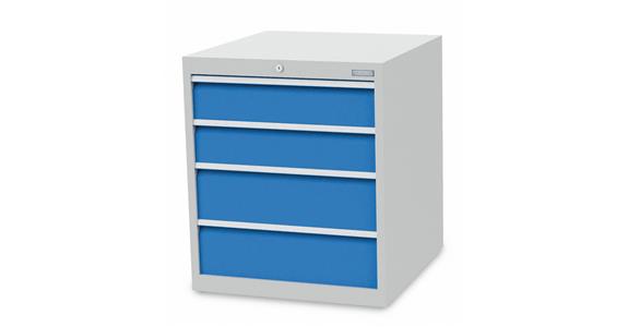 Szafka z szufladami S705xG736xW819 mm 4 szufl. RAL7035/5012