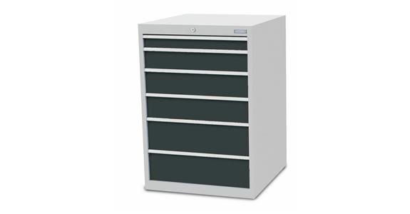 Szafka z szufladami S705xG736xW1019 mm 6 szufl. RAL7035/7016