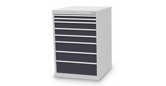 Szafka z szufladami S705xG736xW1019 mm 8 szufl. RAL7035/7016