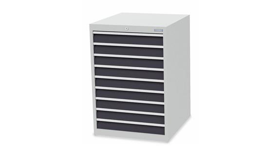 Szafka z szufladami S705xG736xW1019 mm 9 szufl. RAL7035/7016